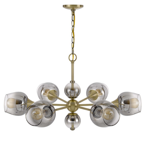 Cal Lighting - FX-3757-6 - Six Light Chandelier - Pendelton - Antique Brass