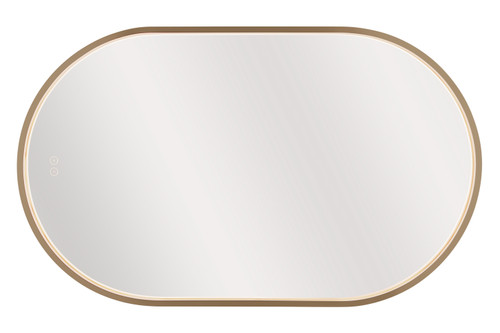 Craftmade - MIR2405OVL-SB3C - LED Mirror - Rachel - Satin Brass