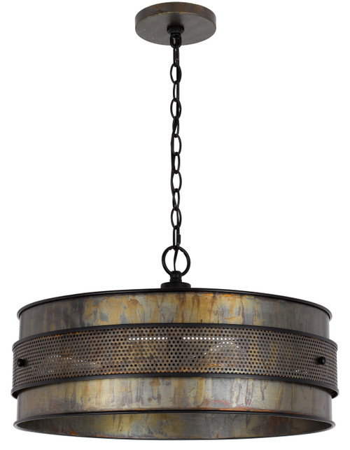 Cal Lighting - FX-3822-3 - Three Light Chandelier - Heraklion - Aged Bronze