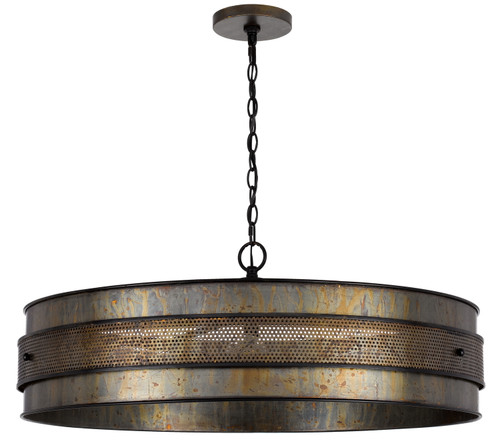 Cal Lighting - FX-3822-5 - Five Light Chandelier - Heraklion - Aged Bronze