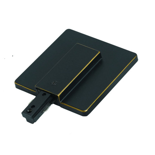 Cal Lighting - HT-300-DB - Live End W/Outlet Cover - Cal Track - Dark Bronze
