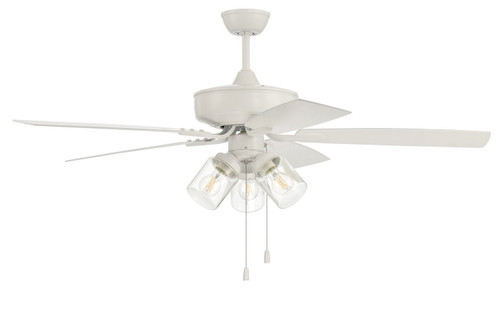 Craftmade - OP104W5 - 52 Outdoor Ceiling Fan - Outdoor Pro Plus 104 - White