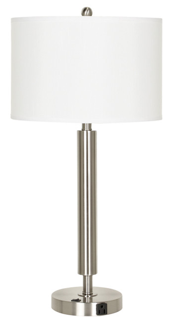 Cal Lighting - LA-2004NS-1RBS - One Light Table Lamp - HOTEL - Brushed Steel