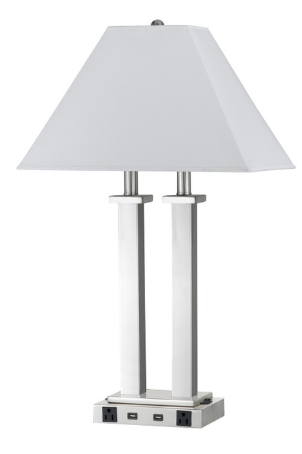 Cal Lighting - LA-60003DK-4RBS - Two Light Desk lamp - Desk - Brushed Steel