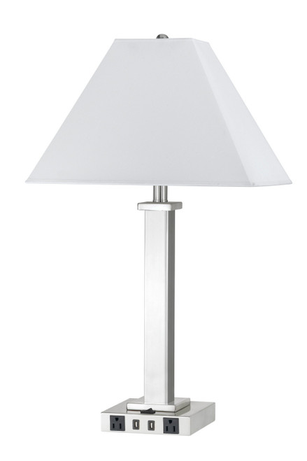 Cal Lighting - LA-60003TB-9RBS - One Light Night Stand Lamp - Night Stand - Brushed Steel