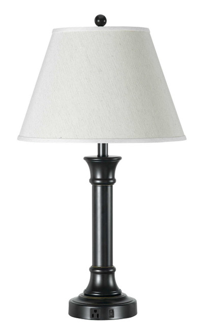 Cal Lighting - LA-60007TB-1R - One Light Table Lamp - Hotel - Dark Bronze