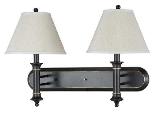 Cal Lighting - LA-60007W2L-1R - Two Light Wall Lamp - HOTEL - Dark Bronze