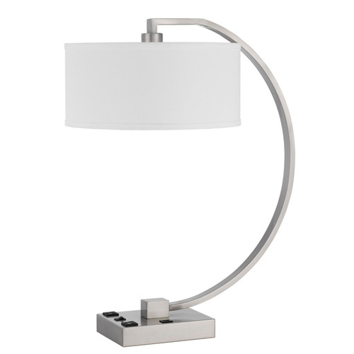 Cal Lighting - LA-8038DK - One Light Desk Lamp - Belfort - Brushed Steel
