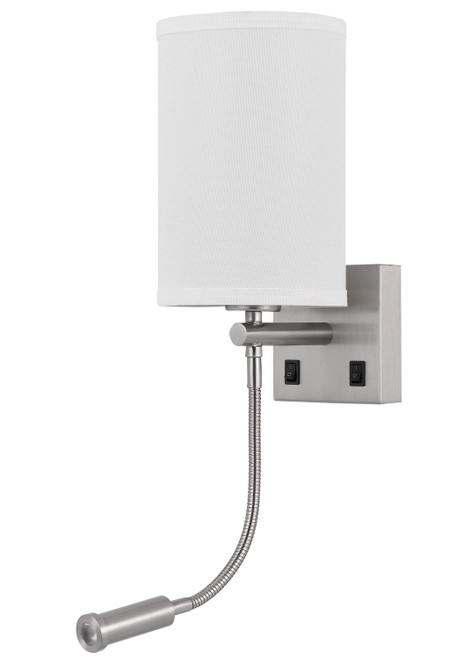 Cal Lighting - LA-8045WL-1 - One Light Wall Lamp - Lakewood - Brushed Steel