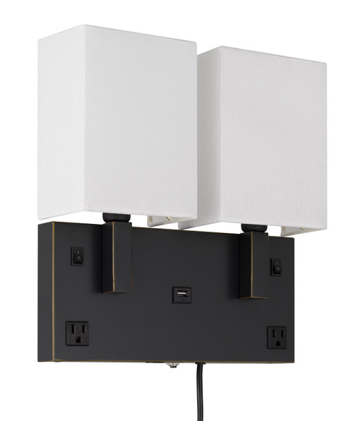 Cal Lighting - LA-8048W2L-1 - Two Light Wall Lamp - Oberlin - Dark Bronze