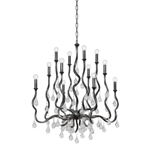 Corbett Lighting - 414-34-BSL - 12 Light Chandelier - Aveline - Black
