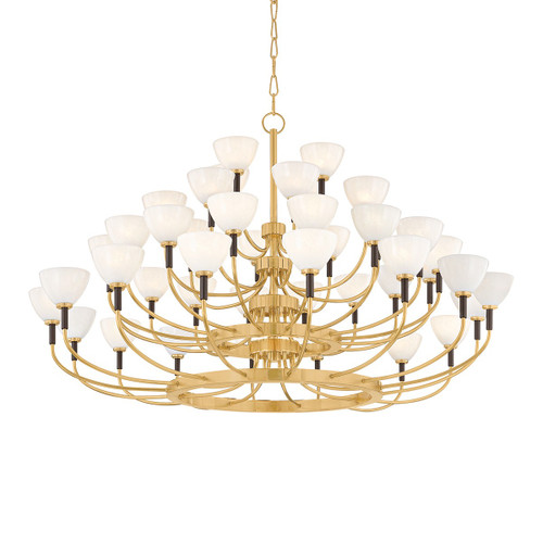 Corbett Lighting - 489-49-VB/BRZ - LED Chandelier - Brahma - Vintage Brass