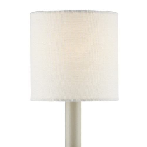 Currey and Company - 0900-0023 - Chandelier Shade - Off-White Fine Grasscloth - Off-White
