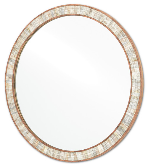 Currey and Company - 1000-0070 - Mirror - Hyson - Natural/Beige