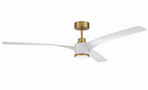 Craftmade - PHB60SB3-NWF - 60 Ceiling Fan - Phoebe 60 Indoor Ceiling Fan without Wifi - Satin Brass
