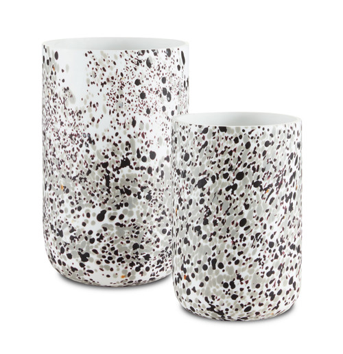 Currey and Company - 1200-0498 - Vase - Pari Collection - White/Gray