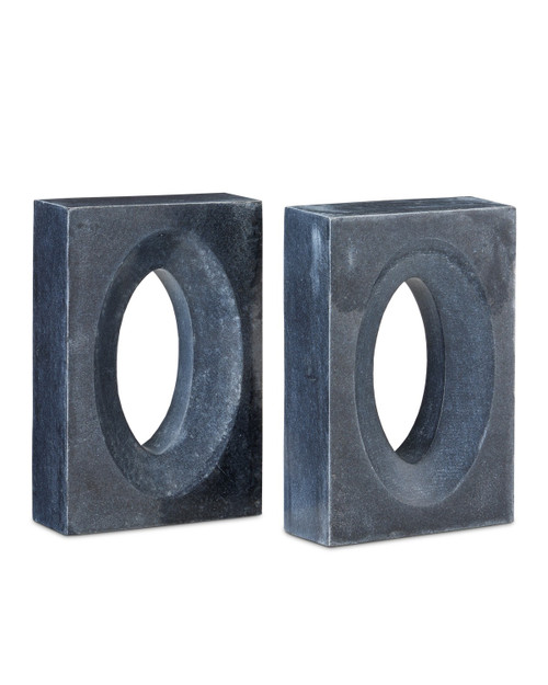 Currey and Company - 1200-0775 - Bookends Set of 2 - Demi - Natural