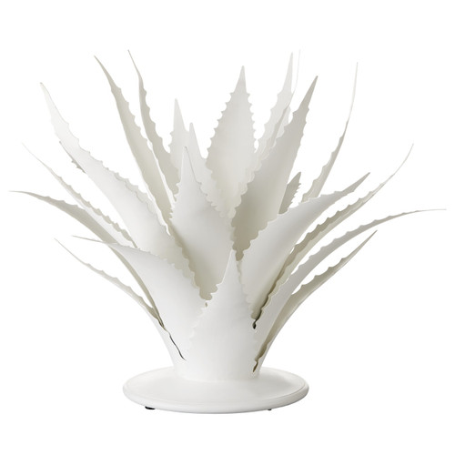 Currey and Company - 1200-0778 - Objet - Agave - Gesso White