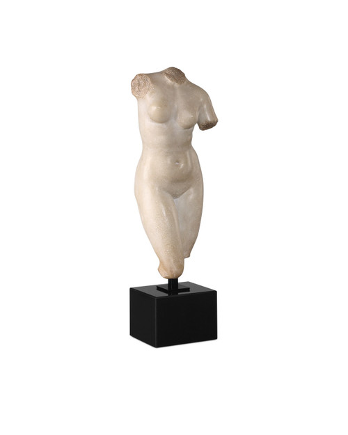 Currey and Company - 1200-0798 - Goddess Venus - Goddess Venus - Aged Beige/Black
