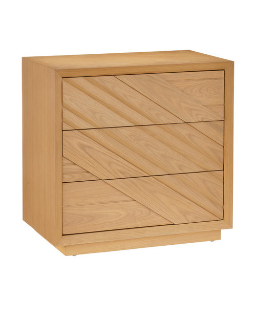 Currey and Company - 3000-0316 - Chest - Margot Collection - Light Oak / Beige