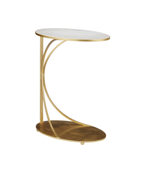 Currey and Company - 4000-0193 - Table - Orla - Gold Leaf/Natural