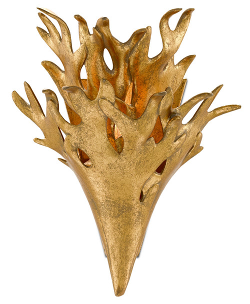 Currey and Company - 5000-0126 - One Light Wall Sconce - Formby - Gold Leaf