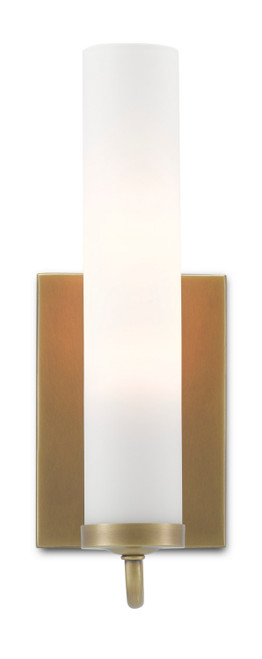 Currey and Company - 5800-0010 - One Light Wall Sconce - Brindisi - Antique Brass/Opaque