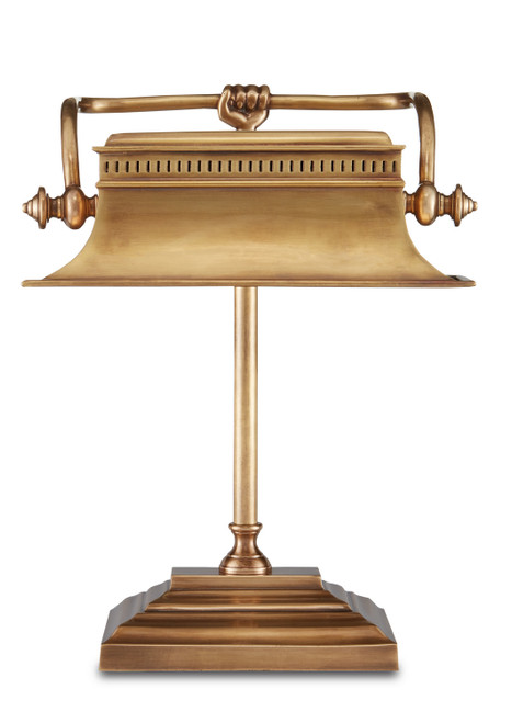 Currey and Company - 6000-0758 - One Light Table Lamp - Malvasia - Vintage Brass