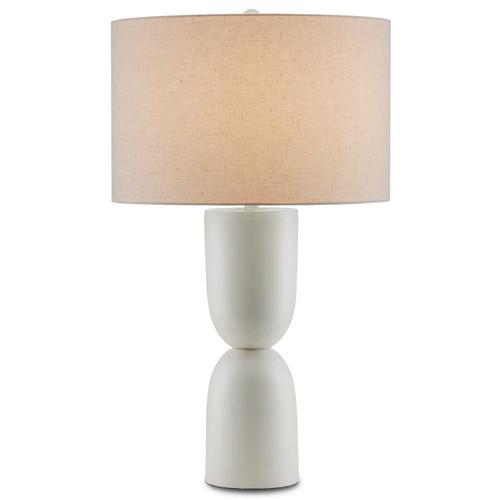 Currey and Company - 6000-0794 - One Light Table Lamp - Linz White Table Lamp - White