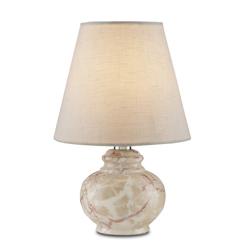 Currey and Company - 6000-0806 - One Light Table Lamp - Piccolo - Beige/Pink