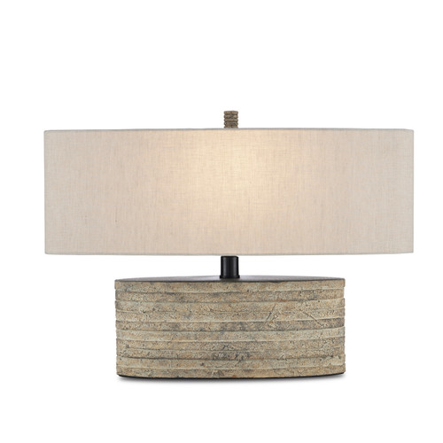 Currey and Company - 6000-0858 - One Light Table Lamp - Innkeeper - Rustic Gray