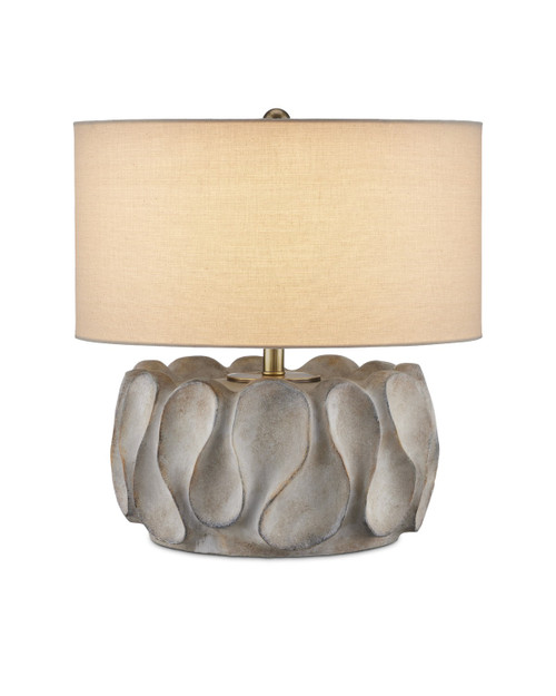 Currey and Company - 6000-0928 - One Light Table Lamp - Weststrand Table Lamp - Gray/Dark Gray/Brown/Light Antique Brass