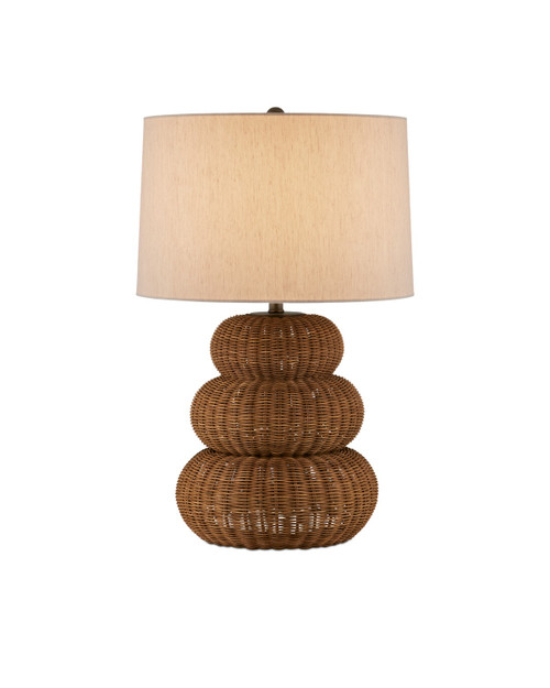Currey and Company - 6000-0931 - One Light Table Lamp - Mabrouka - Dark Brown