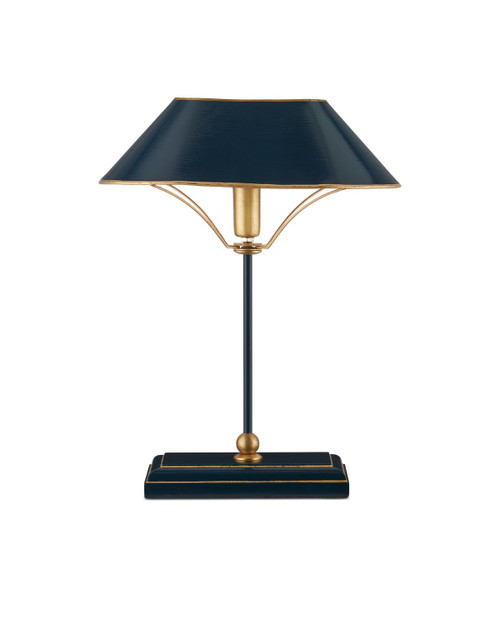 Currey and Company - 6000-0953 - One Light Table Lamp - Daphne - Navy/Gold