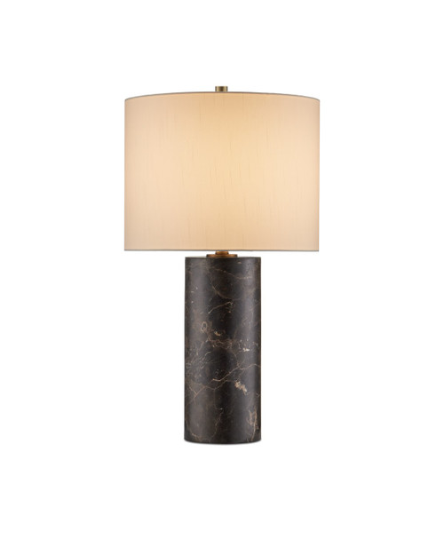 Currey and Company - 6000-0974 - One Light Table Lamp - Vespera - Coffee Brown/Antique Brass