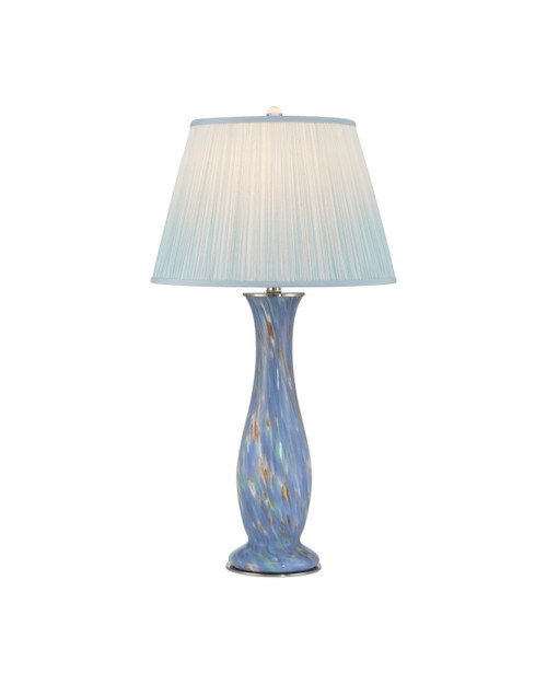 Currey and Company - 6000-1012 - One Light Table Lamp - Lapis - Blue/Pale Brown