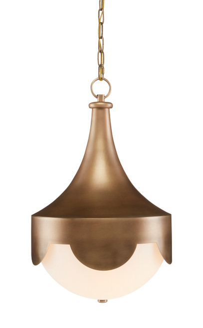 Currey and Company - 9000-0773 - LED Pendant - Pasha - Antique Brass