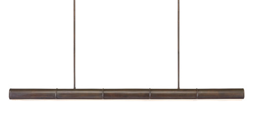 Currey and Company - 9000-0862 - Five Light Linear Chandelier - Lyon - Bronze Verdigris/White