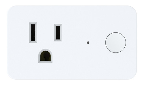 Craftmade - WPS-100 - Smart WiFi On/Off Indoor Wall Plug - WiFi on / off switch - White