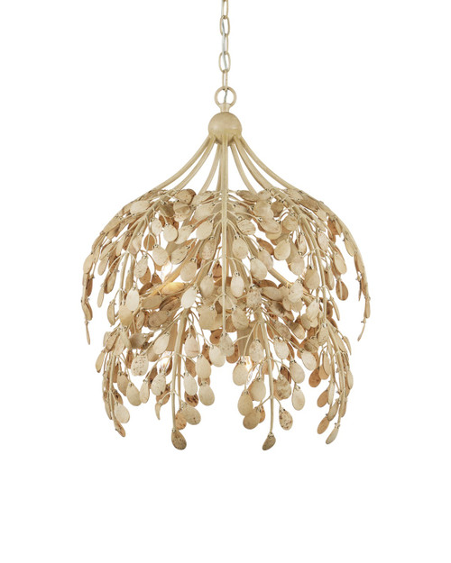 Currey and Company - 9000-1265 - Six Light Pendant - Maypan - Natural/Coco Cream