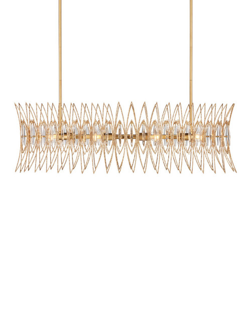 Currey and Company - 9000-1286 - Eight Light Chandelier - Marquise - Clear/Luxor Gold
