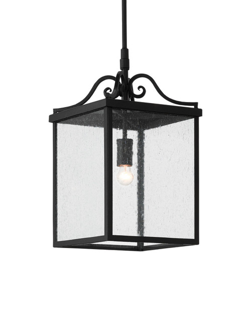Currey and Company - 9500-0005 - One Light Outdoor Lantern - Giatti Collection - Midnight
