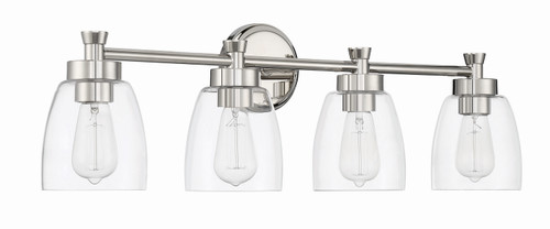 Craftmade - 12730PLN4 - Four Light Vanity - Henning - Polished Nickel