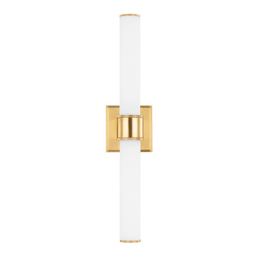 Hudson Valley - 1262-AGB - Two Light Wall Sconce - Mill Valley - Aged Brass