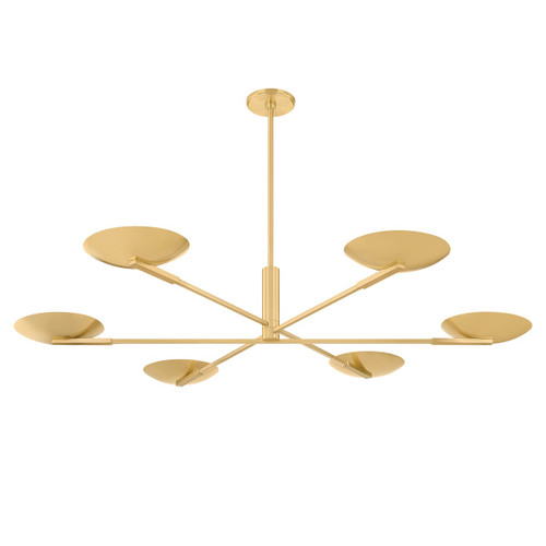 Hudson Valley - 1506-AGB - LED Chandelier - Johnson - Aged Brass