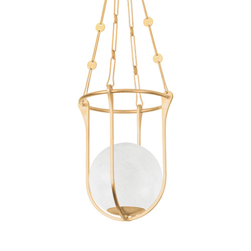 Hudson Valley - 1614-VGL - One Light Lantern - Verbank - Vintage Gold Leaf