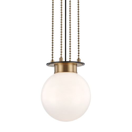 Hudson Valley - 2011-AOB - One Light Pendant - Gunther - Aged Brass/Old Bronze