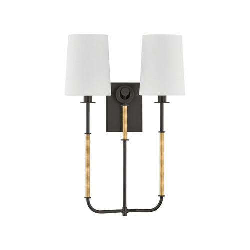 Hudson Valley - 2072-AGB/DB - Two Light Wall Sconce - Glenmont - Aged Brass