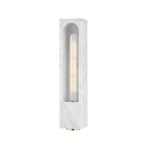 Hudson Valley - 3091-WM - One Light Wall Sconce - Erwin - White Marble