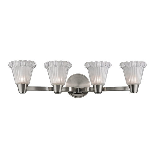 Hudson Valley - 3444-SN - Four Light Bath Bracket - Varick - Satin Nickel